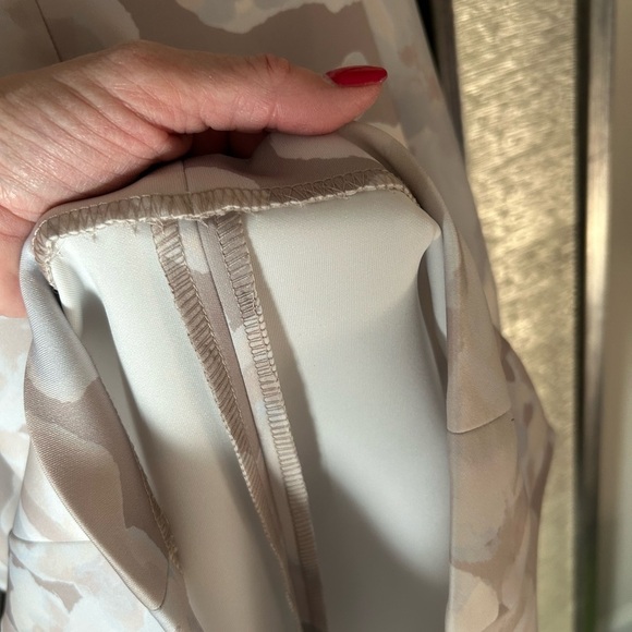 Calvin Klein Cream Tan Sheath Midi Dress Sleeveless NWT SZ 10 - Picture 9 of 14